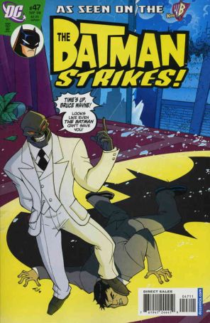 The Batman Strikes 47 published by DC with cover art by Andie Tong