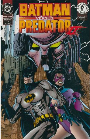 Batman versus Predator II: Bloodmatch 1 published by DC with cover art by Paul Gulacy