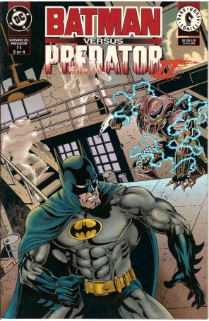 Batman versus Predator II: Bloodmatch 3 published by DC with cover art by Paul Gulacy