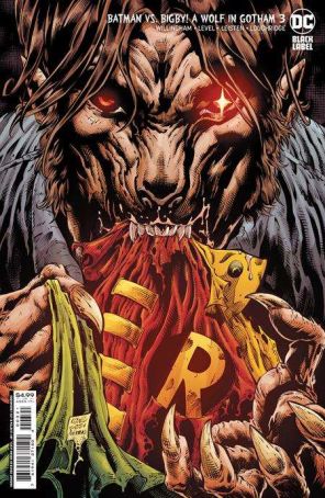 Batman Vs. Bigby! A Wolf in Gotham 3A published by DC with cover art by Brian Level