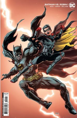 Batman Vs. Robin 1C published by DC with cover art by Jason Fabok