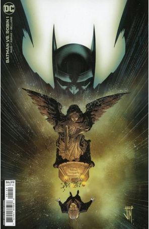 Batman Vs. Robin 1J published by DC with cover art by Francis Manapul