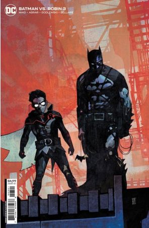 Batman Vs. Robin 3A published by DC with cover art by Alex Maleev
