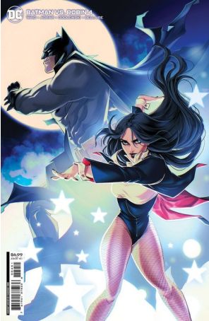 Batman Vs. Robin 4D published by DC with cover art by Sweeney Boo