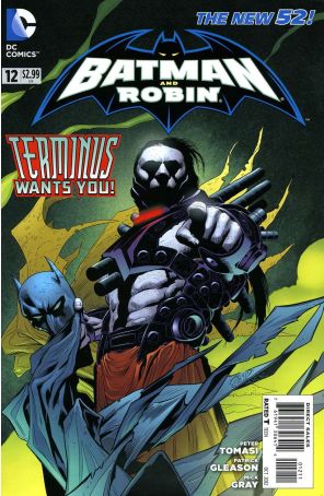 Batman and Robin (2nd Series) 12 published by DC with cover art by Patrick Gleason
