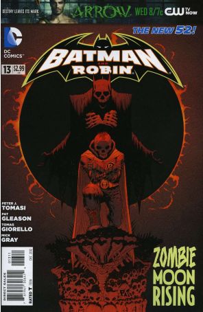 Batman and Robin (2nd Series) 13 published by DC with cover art by Patrick Gleason