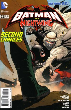 Batman and Robin (2nd Series) 23 published by DC with cover art by Mick Gray
