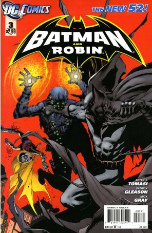 Batman and Robin (2nd Series) 3 published by DC with cover art by Patrick Gleason
