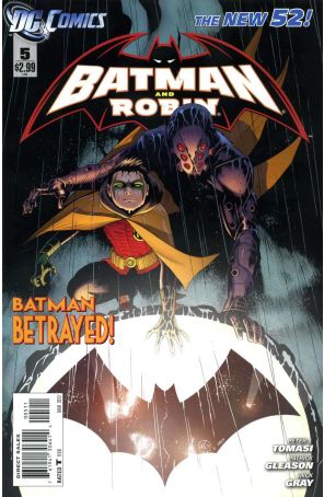Batman and Robin (2nd Series) 5 published by DC with cover art by Patrick Gleason