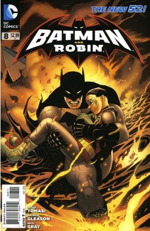 Batman and Robin (2nd Series) 8 published by DC with cover art by Patrick Gleason