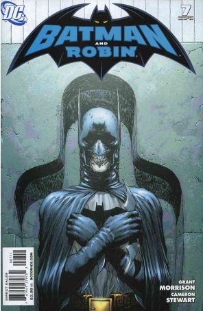 Batman and Robin 7 published by DC with cover art by Frank Quitely