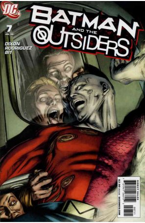 Batman and the Outsiders (2nd Series) 7 published by DC with cover art by Dougie Braithwaite