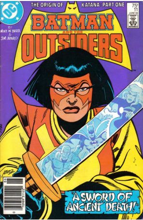 Batman and the Outsiders 11 (Mark Jewelers) published by DC