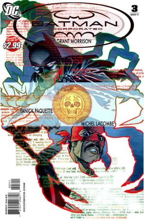 Batman, Inc. 3 published by DC with cover art by Yanick Paquette