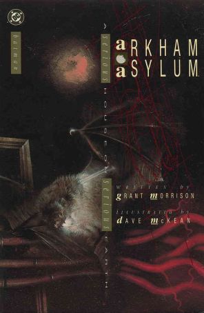 Batman: Arkham Asylum HC 1-A published by DC with cover art by Dave McKean