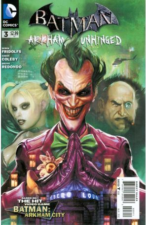 Batman: Arkham Unhinged 3 published by DC with cover art by Dave Wilkins