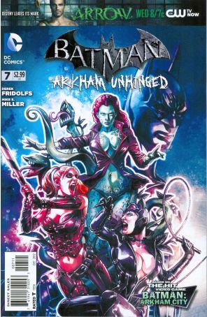 Batman: Arkham Unhinged 7 published by DC with cover art by Mico Suayan