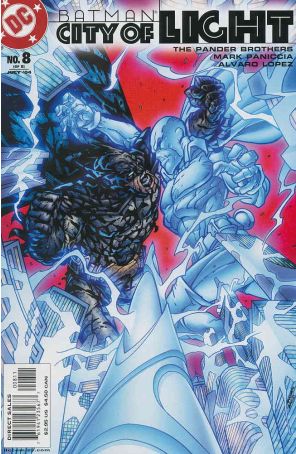 Batman: City of Light 8 published by DC with cover art by Arnold Pander