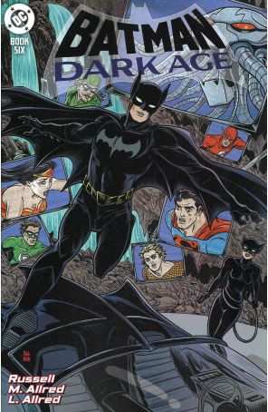Batman: Dark Age 6A published by DC with cover art by Mike Allred