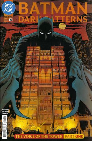 Batman: Dark Patterns 4A published by DC with cover art by Hayden Sherman