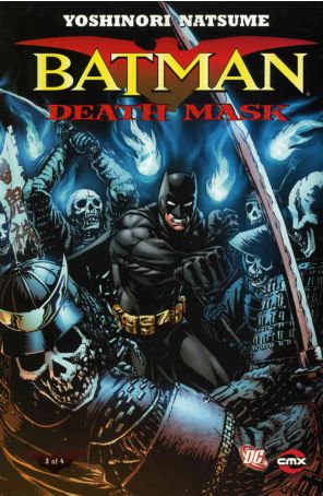 Batman: Death Mask 3 published by DC with cover art by Yoshinori Natsume