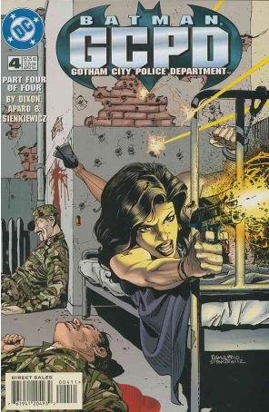 Batman: GCPD 4 published by DC with cover art by Rodolfo Damaggio