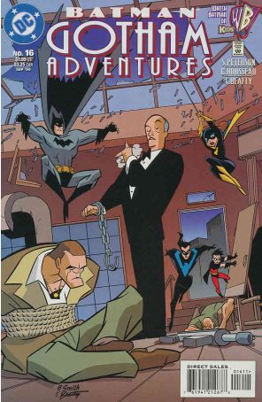Batman: Gotham Adventures 16 published by DC with cover art by Bob Smith