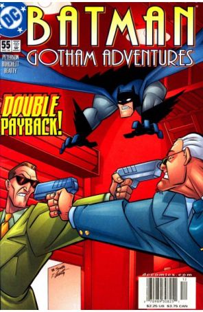 Batman: Gotham Adventures 55 (Newsstand) published by DC with cover art by Bob Smith
