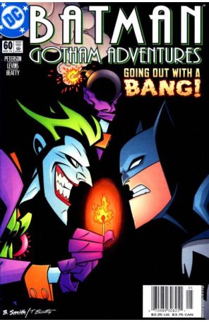 Batman: Gotham Adventures 60 (Newsstand) published by DC with cover art by Bob Smith