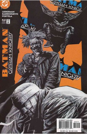 Batman: Gotham Knights 52 published by DC with cover art by Lee Bermejo