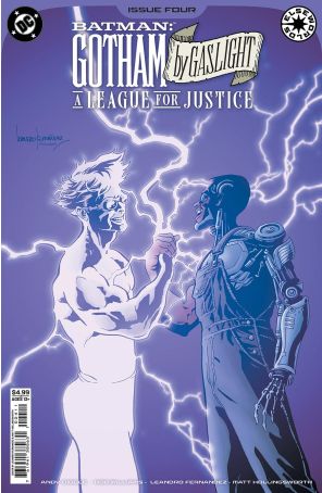 Batman: Gotham by Gaslight-A League For Justice 4A published by DC with cover art by Leandro Fernández