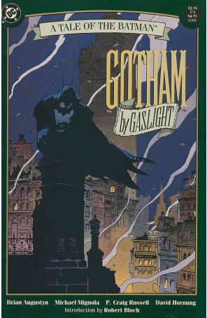 Batman: Gotham By Gaslight 1 published by DC with cover art by Mike Mignola