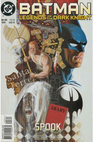Batman: Legends of the Dark Knight 103 published by DC with cover art by Paul Johnson