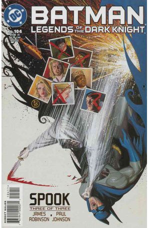 Batman: Legends of the Dark Knight 104 published by DC with cover art by Paul Johnson