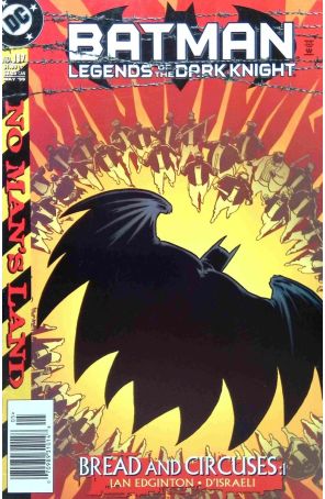 Batman: Legends of the Dark Knight 117 (Newsstand) published by DC with cover art by D’Israeli