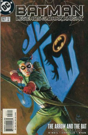 Batman: Legends of the Dark Knight 127 published by DC with cover art by Hugh Fleming