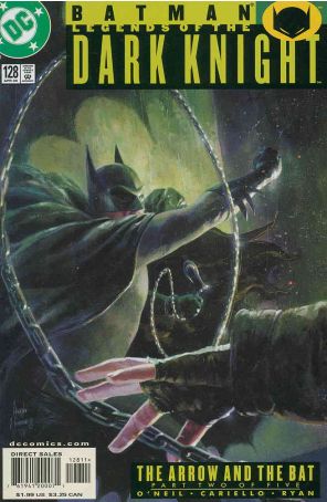 Batman: Legends of the Dark Knight 128 published by DC with cover art by Hugh Fleming