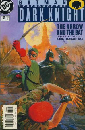 Batman: Legends of the Dark Knight 131 published by DC with cover art by Hugh Fleming