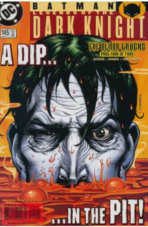 Batman: Legends of the Dark Knight 145 published by DC with cover art by John Cebollero