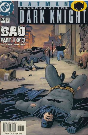 Batman: Legends of the Dark Knight 146 published by DC with cover art by Barry Kitson