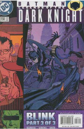 Batman: Legends of the Dark Knight 158 published by DC with cover art by Brian Stelfreeze