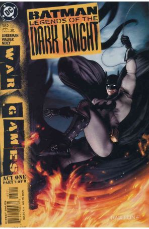 Batman: Legends of the Dark Knight 182 published by DC with cover art by Brian Haberlin