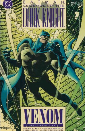 Batman: Legends of the Dark Knight 20 published by DC with cover art by José Luis Garcia-Lopéz