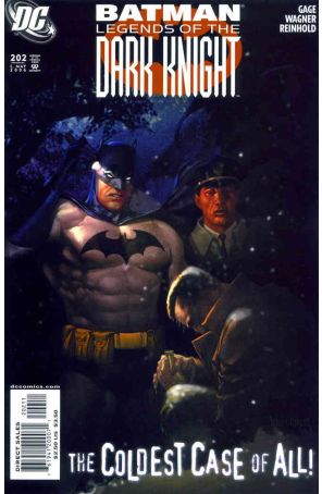 Batman: Legends of the Dark Knight 202 published by DC with cover art by Ariel Olivetti