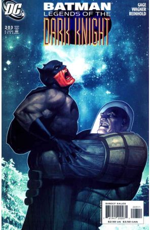 Batman: Legends of the Dark Knight 203 published by DC with cover art by Ariel Olivetti
