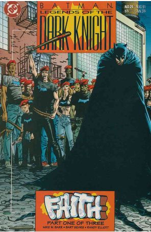 Batman: Legends of the Dark Knight 21 published by DC with cover art by Bart Sears