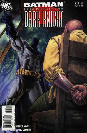 Batman: Legends of the Dark Knight 211 published by DC with cover art by Ariel Olivetti