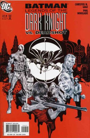 Batman: Legends of the Dark Knight 214 published by DC with cover art by Phil Winslade