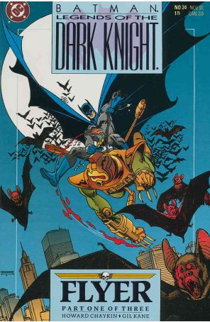 Batman: Legends of the Dark Knight 24 published by DC with cover art by Gil Kane