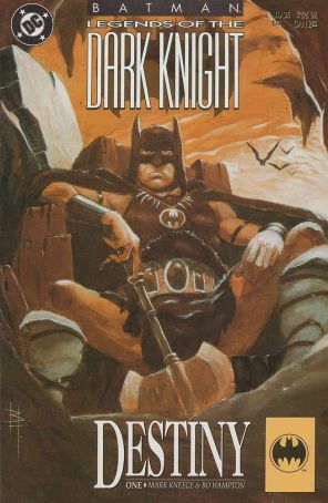 Batman: Legends of the Dark Knight 35 published by DC with cover art by Bo Hampton